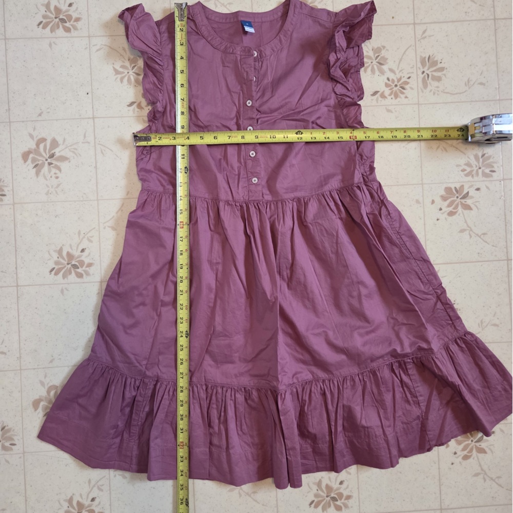 Old Navy Mauve Ruffled Dress - Picture 5 of 5